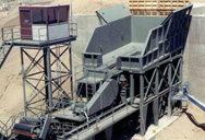 trituradora de piedra usada para la minería del oro  